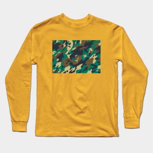 CAMO MILITARY GREEN Long Sleeve T-Shirt